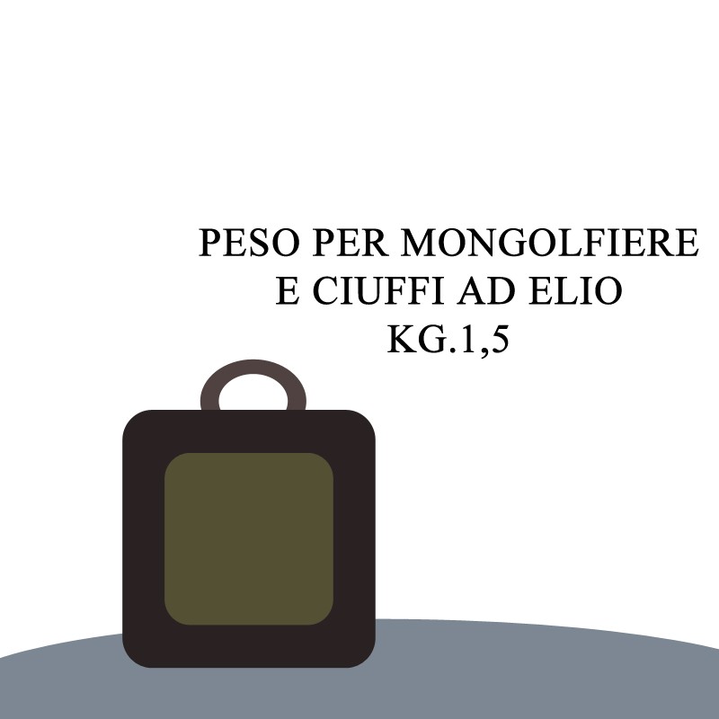 peso per mongolfiere ad elio
