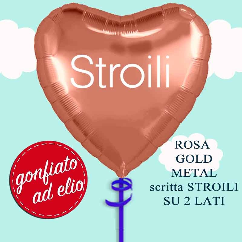 Palloncino Stroili Cuore Rosa G 18" Ad Elio