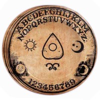 piatto Halloween ouija cm23 in carta
