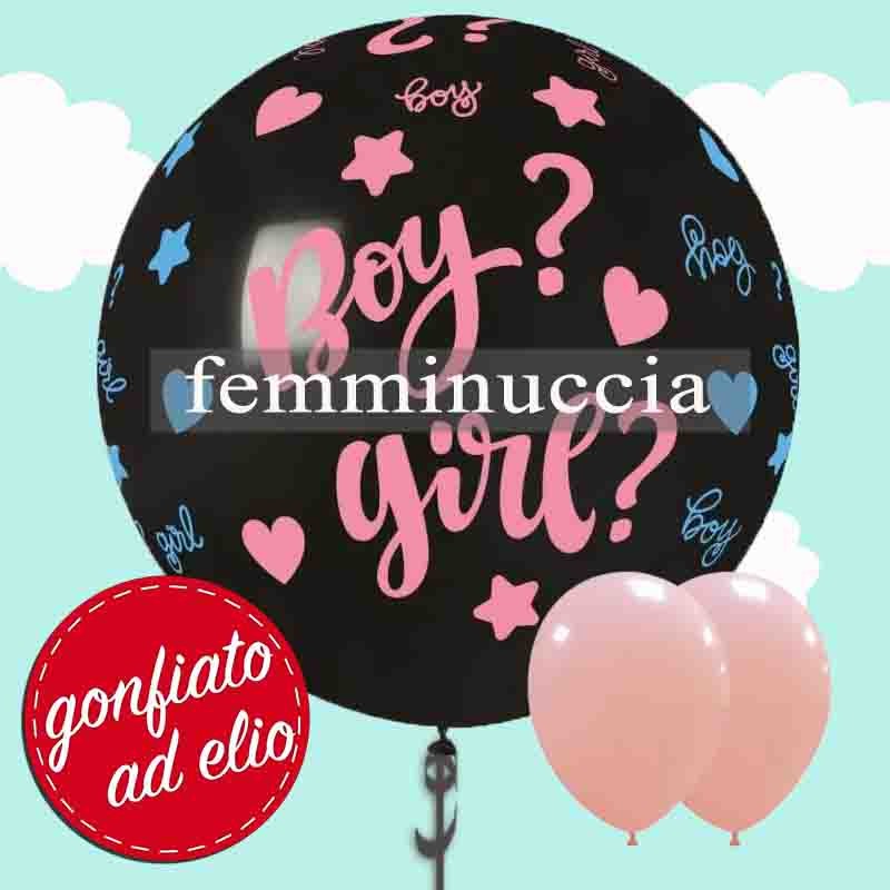 pallone gender reveal femminuccia