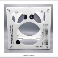 cubo per misurare i palloncini
