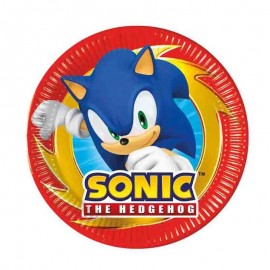 piatto Sonic cartoncino