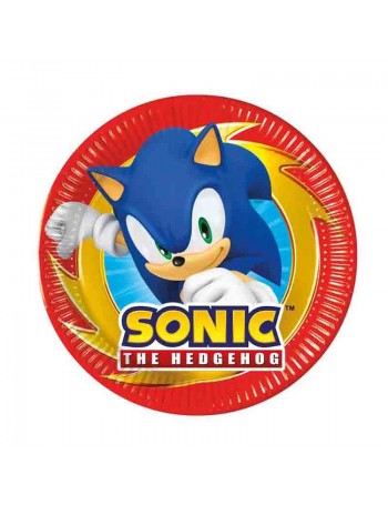 piatto Sonic cartoncino