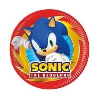 piatto Sonic cartoncino