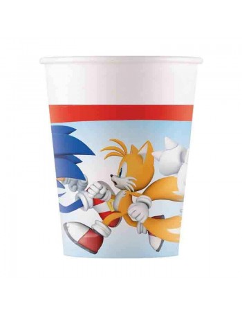 Sonic bicchieri da 8 pezzi