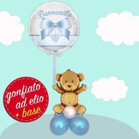 composizione benvenuto ad elio con base