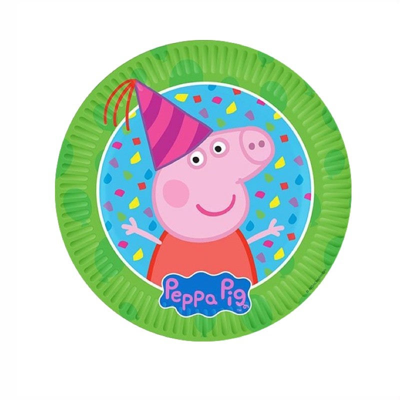 piatto pappa pig pz.8 torta