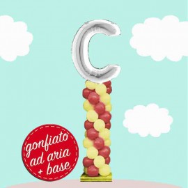 totem palloncini lettera