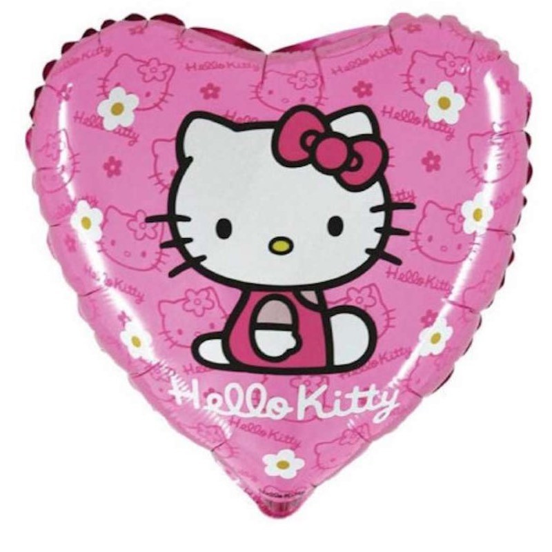 palloncino cuore hello Kitty