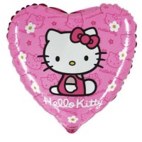 palloncino cuore hello Kitty