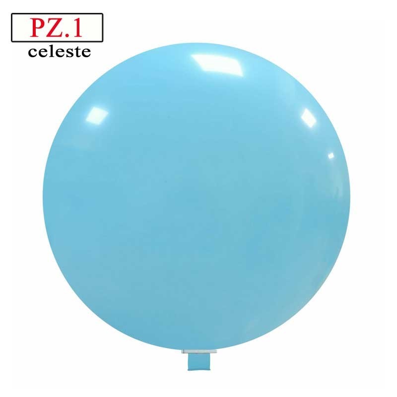Pallone  cm. 81 celeste rotondo pastello