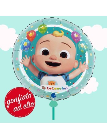palloncino cocomelon gonfiato ad elio