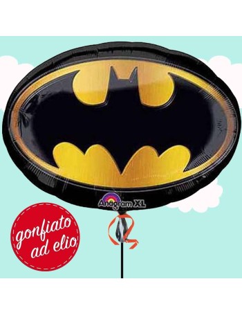 palloncino stemma di batman ad elio