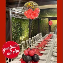 composizione palloncino laurea bubble