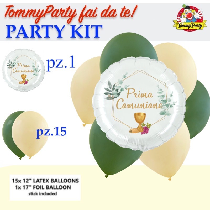 kit fai da te prima comunione verde