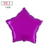 palloncino stella viola metallizzato