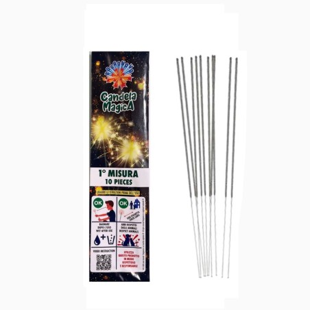 candela magica scintillante cm.17