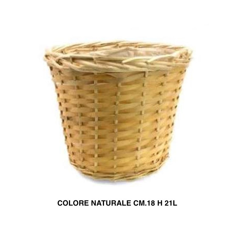 cestino vimini naturale