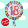 palloncino 18 anni arcobaleno ad elio
