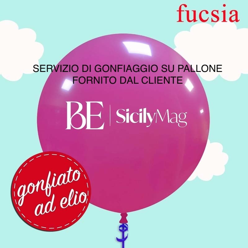 servizio di gonfiaggio pallone cm 90