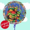 palloncino tartarughe ninja tondo ad elio
