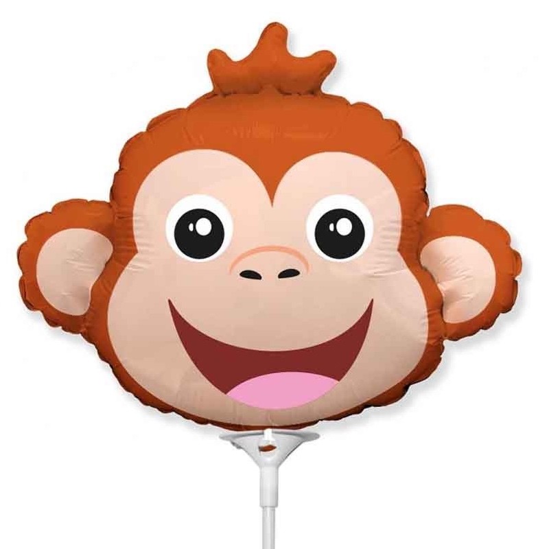 palloncino scimmietta con bacchetta