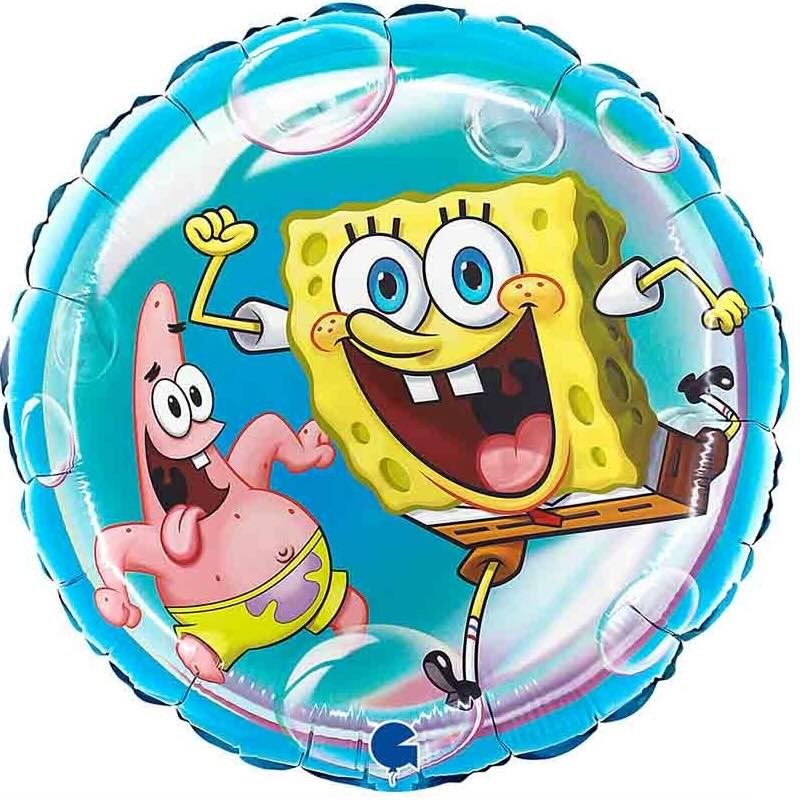 palloncino spongebob rotondo