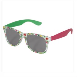 occhiali fiori e foglie