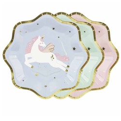 piattini unicorno volante