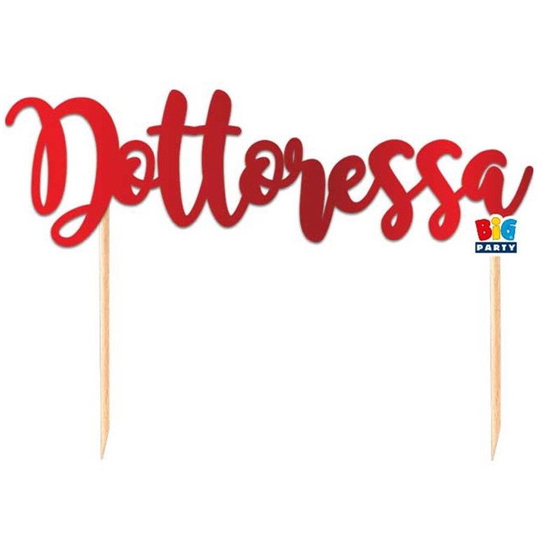 cake topper Dottoressa