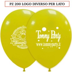palloncini aziendali 200 con 2 stampe