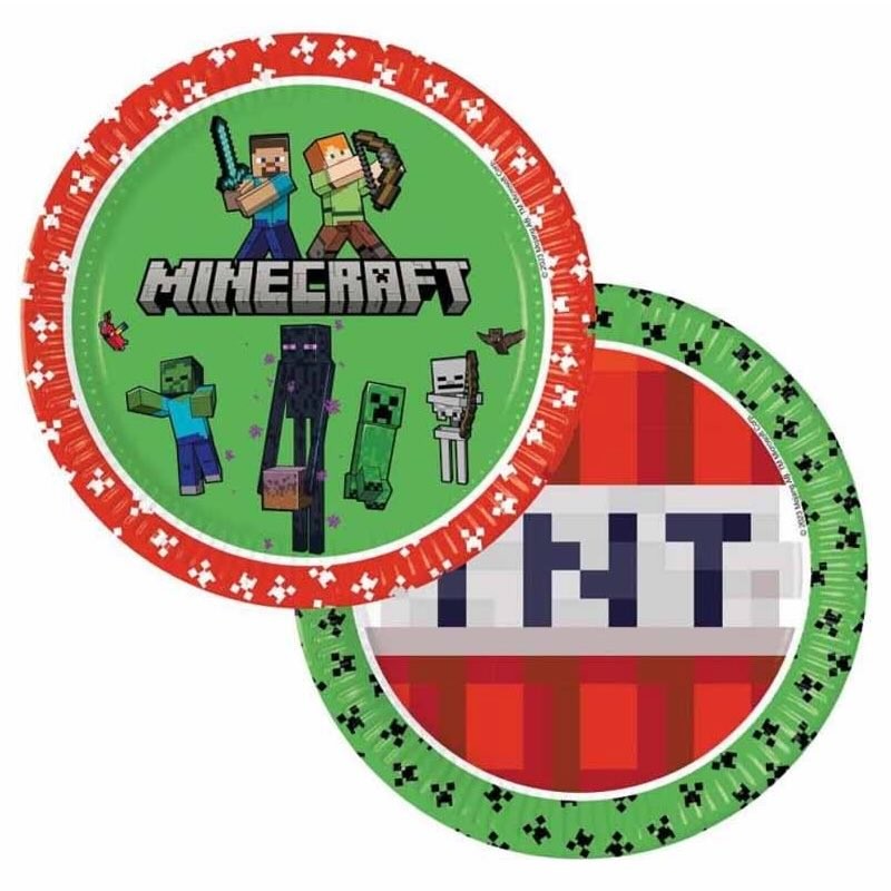 piatti Minecraft grandi