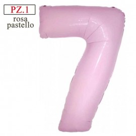 palloncino numerone 7 rosa maxi