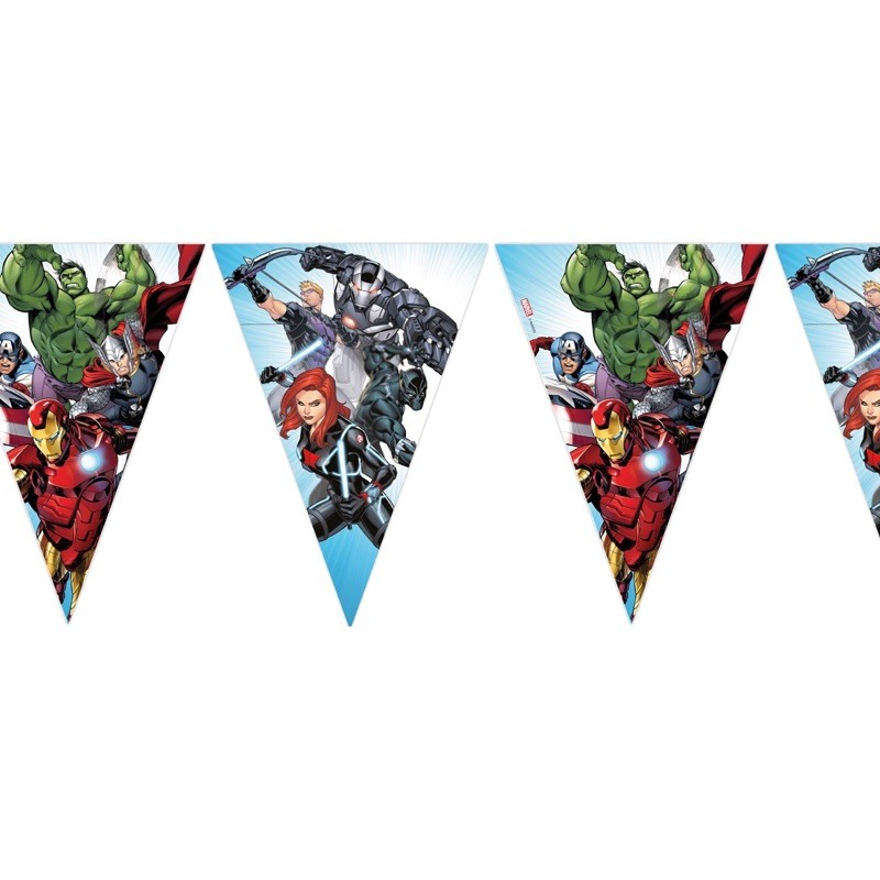 avengers bandierine super eroi