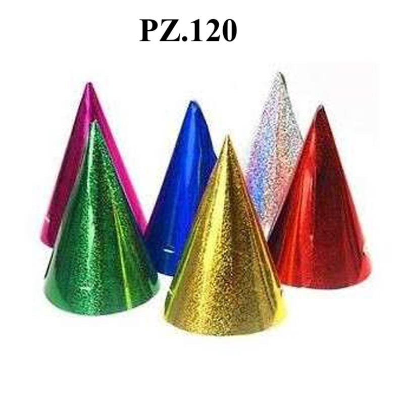 cappellino cono olografico pz.120