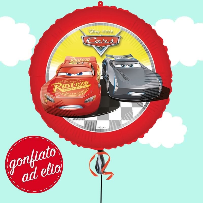 palloncino cars tondo ad elio