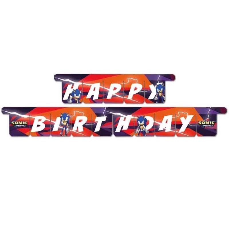 sonic festone happy birthday