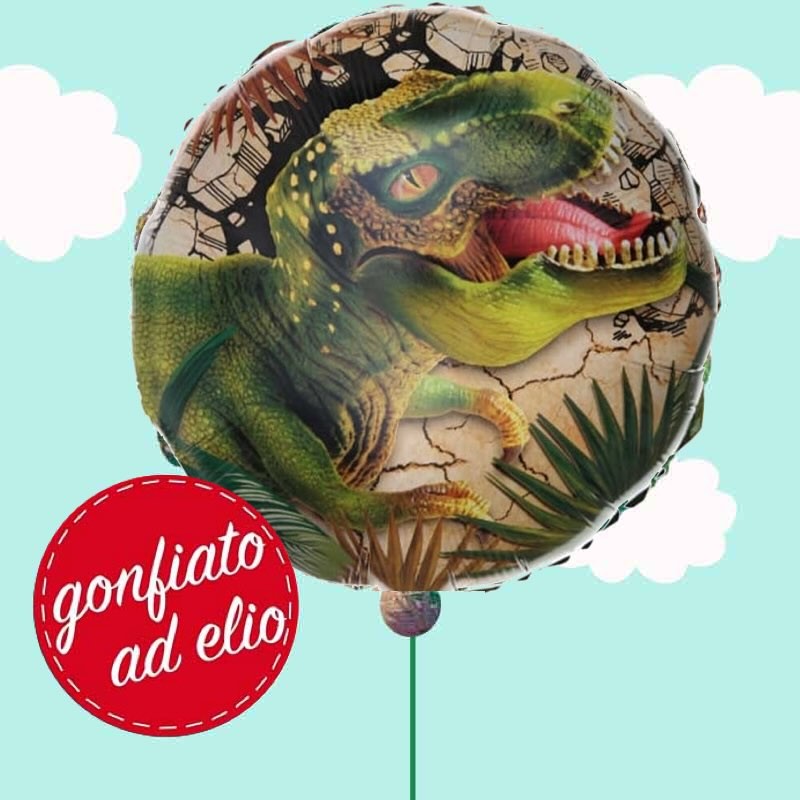 palloncino tirannosauro Rex ad elio
