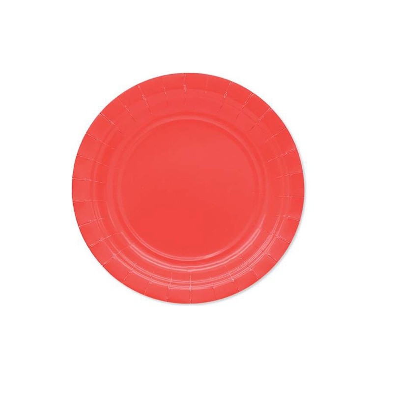 piattino rosso carta torta