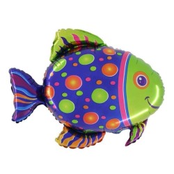 palloncino pesce pois