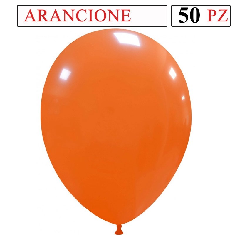 50 palloncini arancione 12 pollici