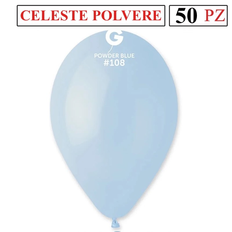 palloncini celeste polvere 12 pollici