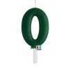candelina numero 0 cera verde
