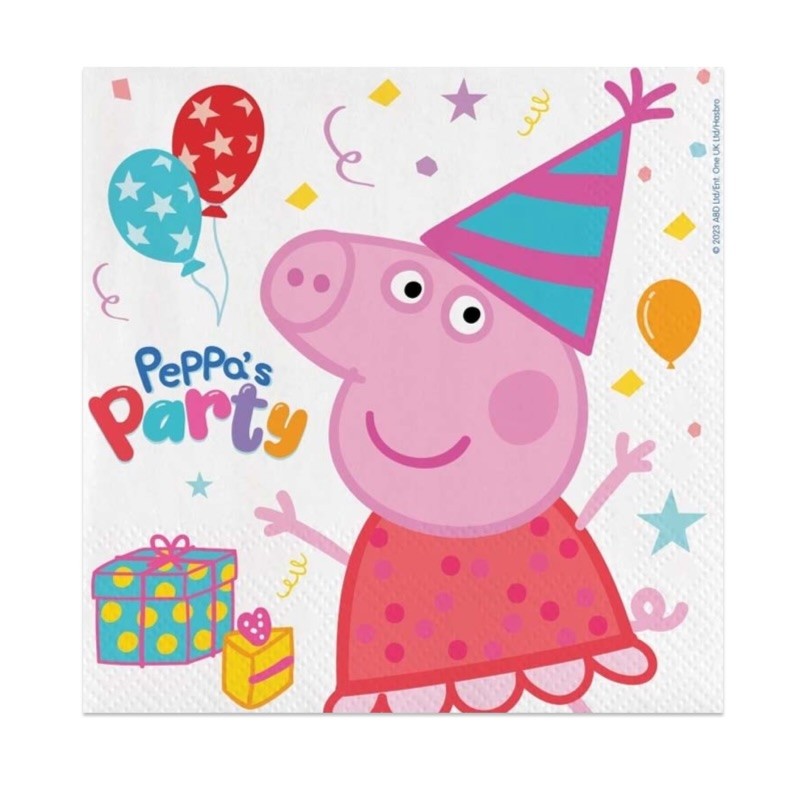 tovaglioli peppa pig party