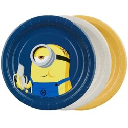 piattini torta minions cm 18