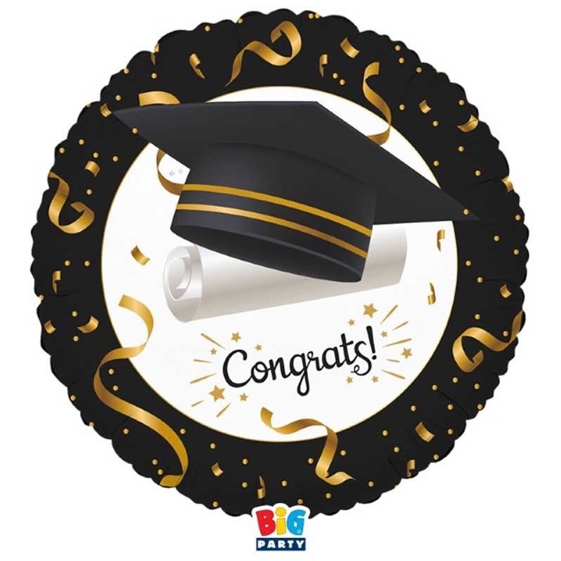 palloncino laurea congrats mylar