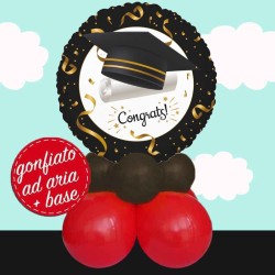 centrotavola palloncino laurea congrats