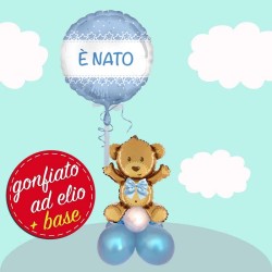 composizione È Nato ad elio con orsetto