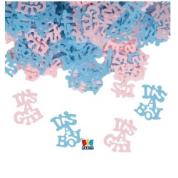 confetti decoro tavolo gender revel