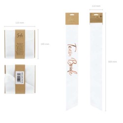 fascia bride to be rosa gold